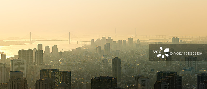 汕头市金平区 汕头礐石大桥 横跨榕江 牛田洋快速通道 牛田洋特大桥图片素材