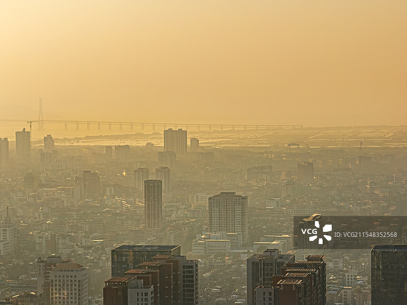 汕头市金平区 汕头老城区 牛田洋快速通道 牛田洋特大桥图片素材
