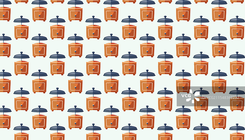 无缝图案的香料架或香料盒图片素材