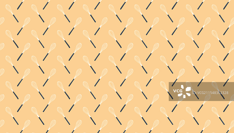 米色背景上的无缝打蛋器图案图片素材