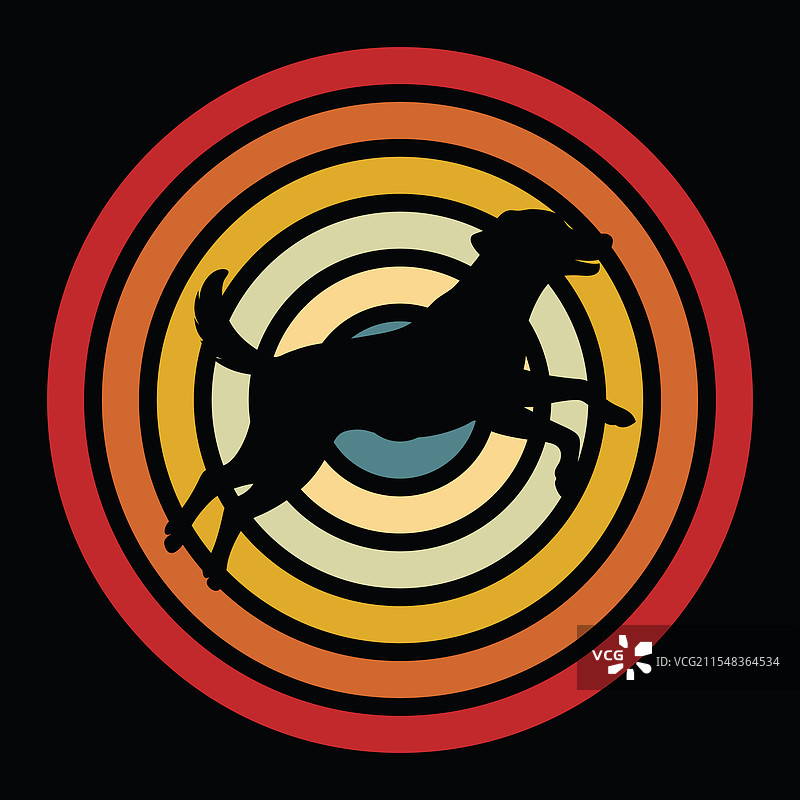 切萨皮克湾寻回犬复古风格图片素材