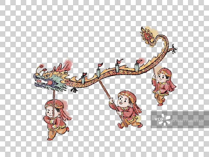 舞龙灯图片素材