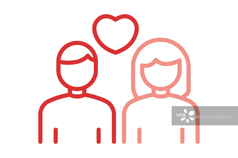 情侣图标图片素材