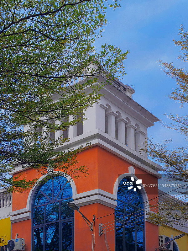 紫金步行街的“雕楼”图片素材