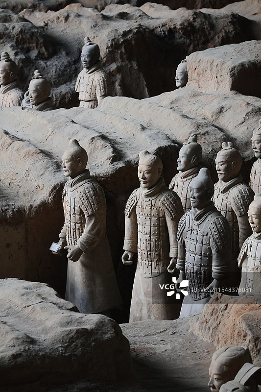 秦始皇陵兵马俑图片素材
