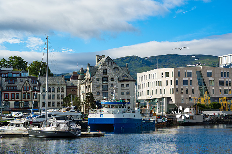 挪威奥勒松城市图片素材