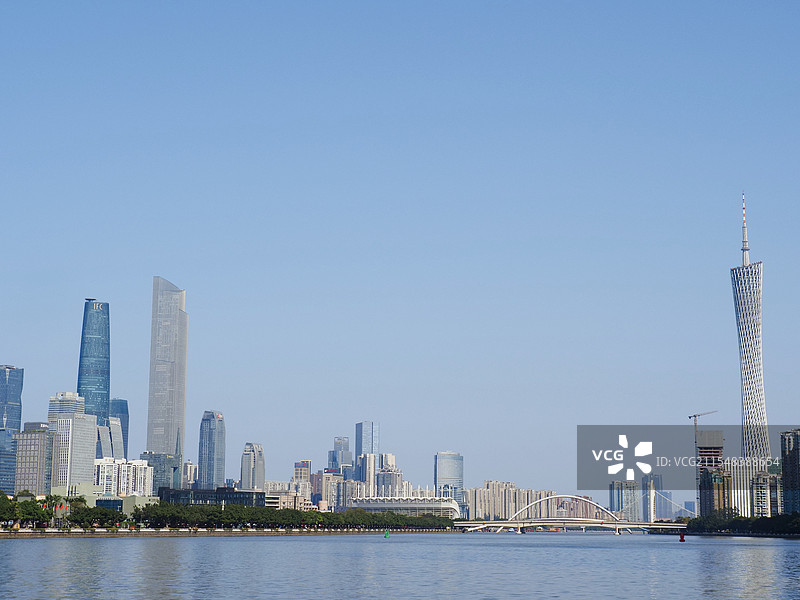 广州塔与海心沙图片素材