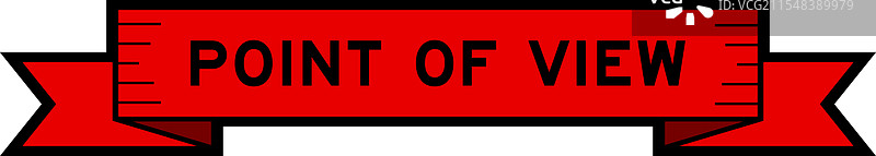 带有“观点”字样的丝带标签横幅图片素材