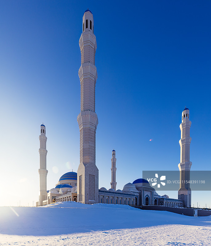 阿斯塔纳大清真寺图片素材