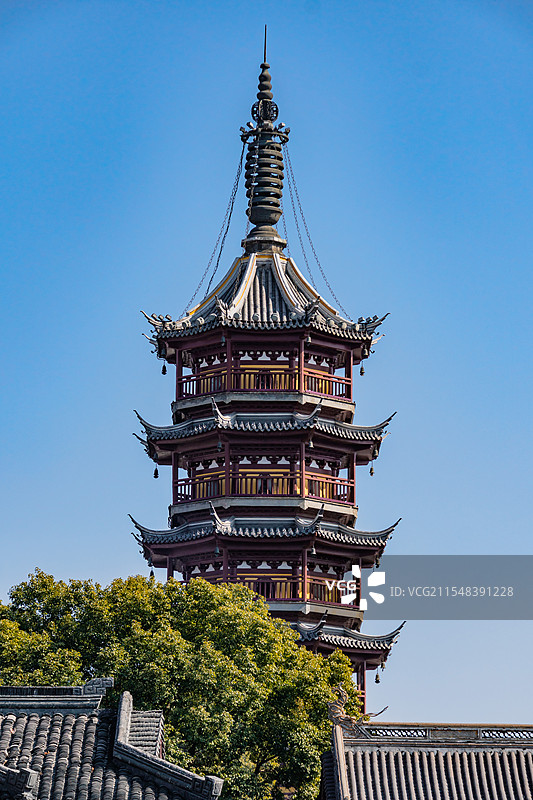 无锡南禅寺妙光塔图片素材