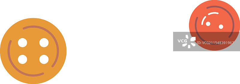 两个按钮配件图片素材