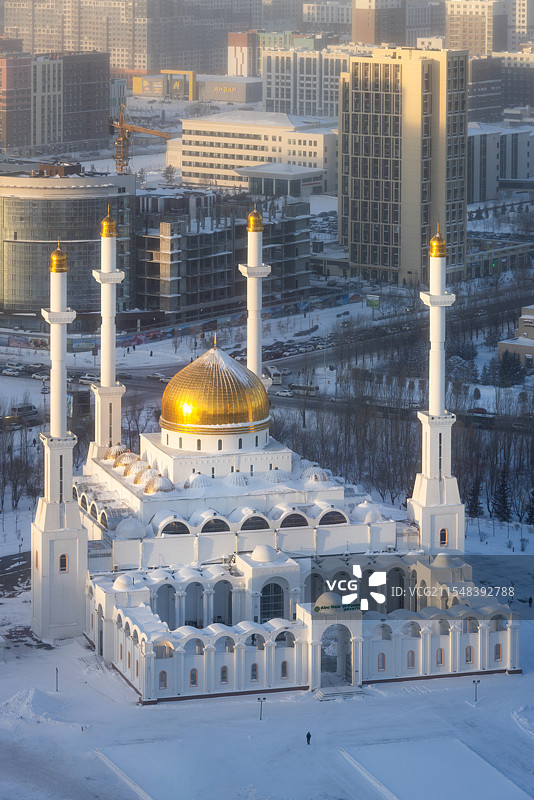 努尔阿斯塔纳清真寺图片素材