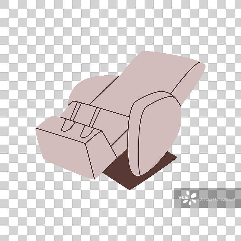 描绘电动按摩的图形图片素材