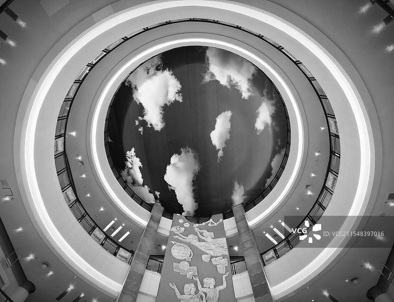 图书馆大厅穹顶图片素材