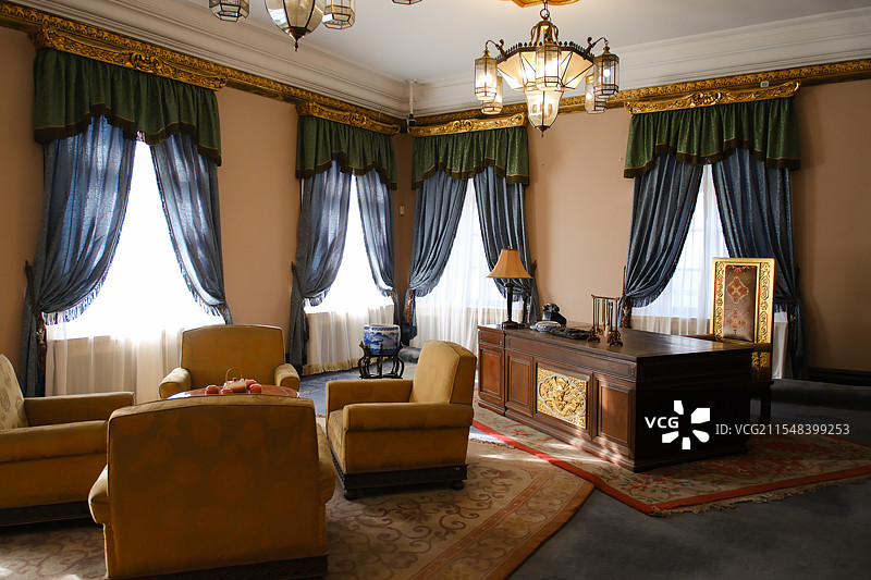 伪满皇宫勤民楼西便殿图片素材