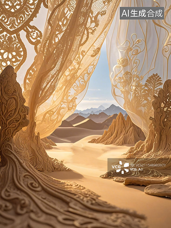 【AI数字艺术】丝绸之路图片素材