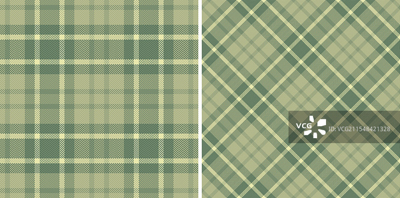 检查带有格子图案的织物纺织品图片素材