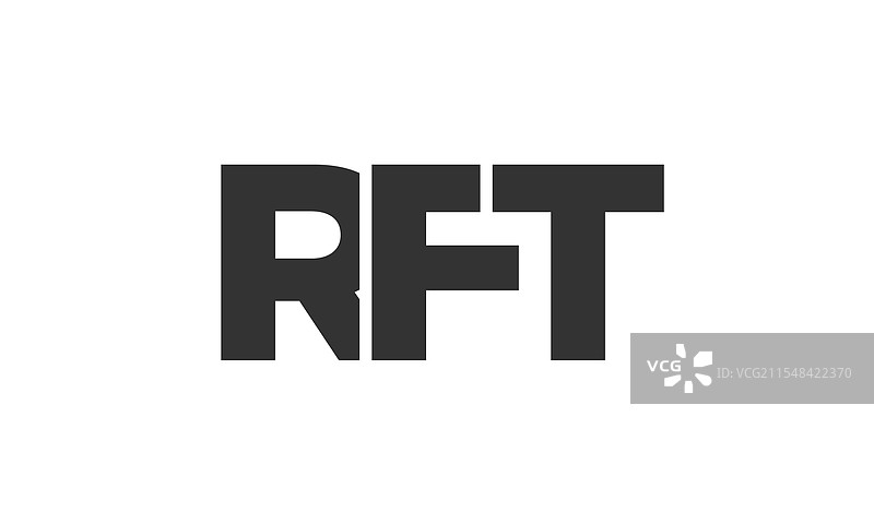 强大而现代的RFT标志设计模板图片素材