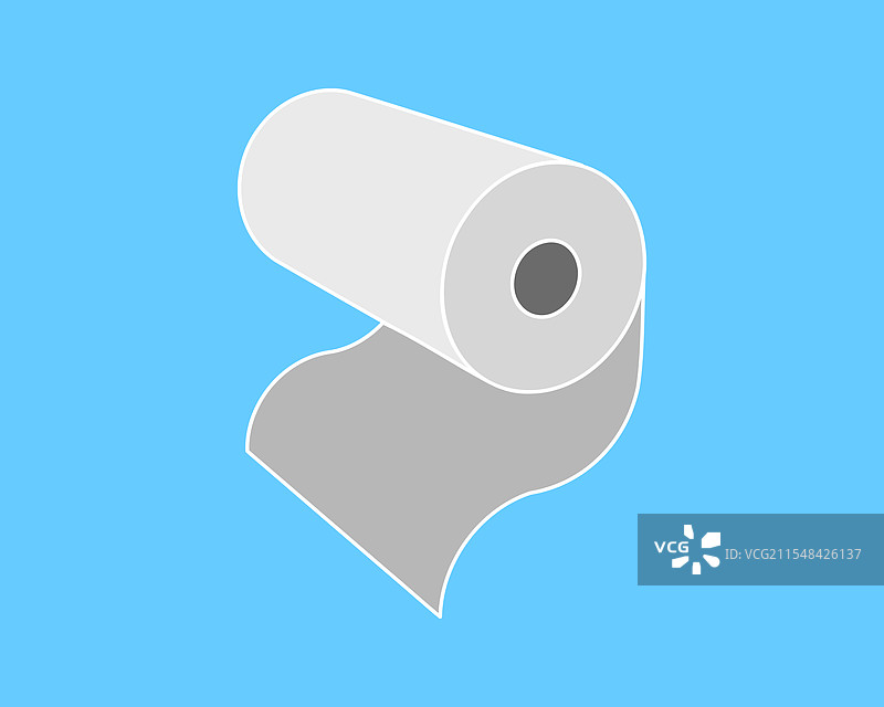 干净简约的纸卷背景图片素材