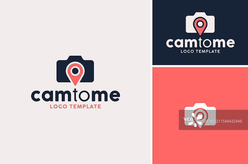 相机 GPS 针图标 旅行摄影标志图片素材