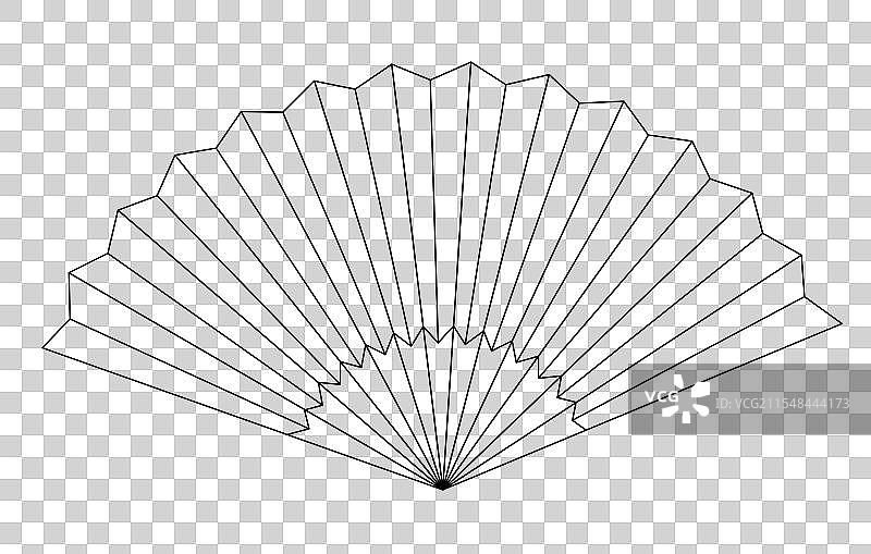 亚洲手扇，文化的象征图片素材