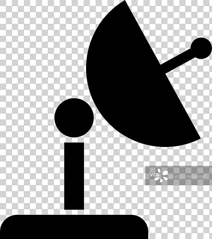 卫星天线图标图片素材