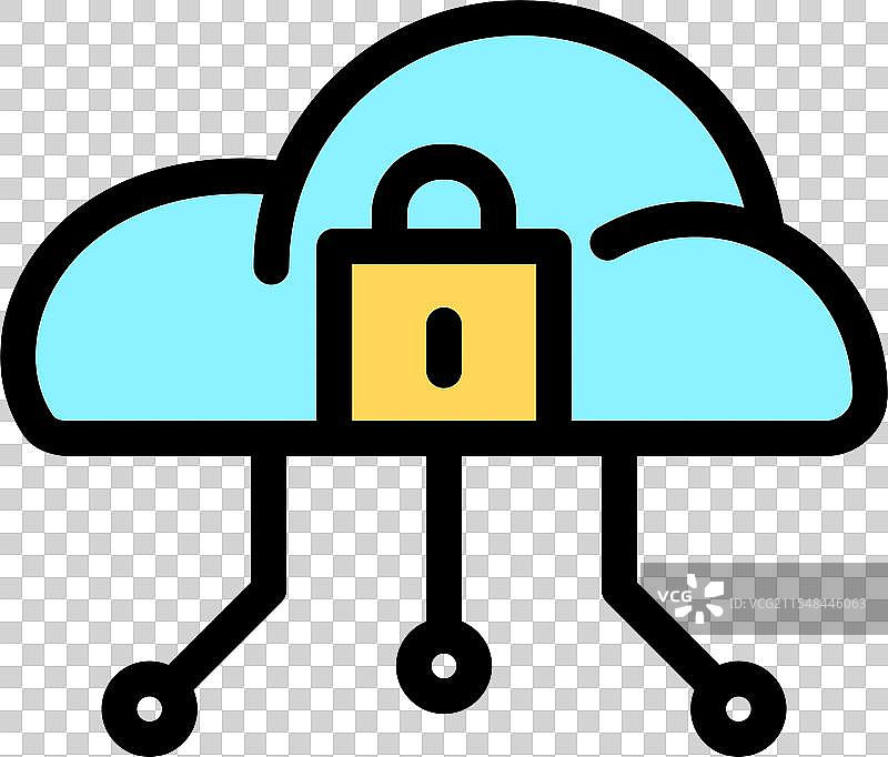 云系统锁定图标图片素材