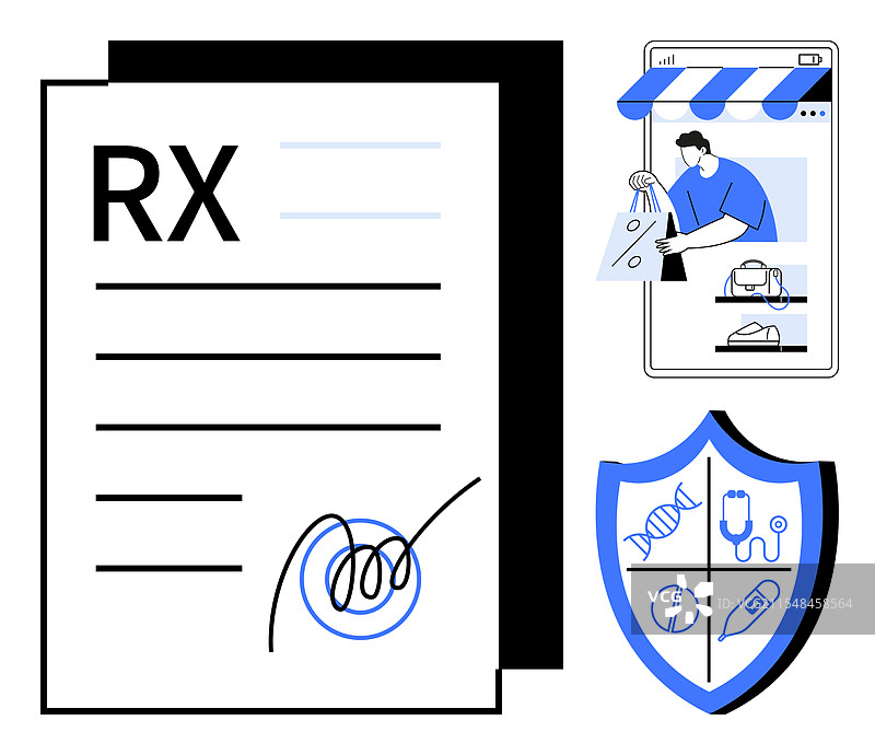 医疗保健领域的数字化转型在线图片素材