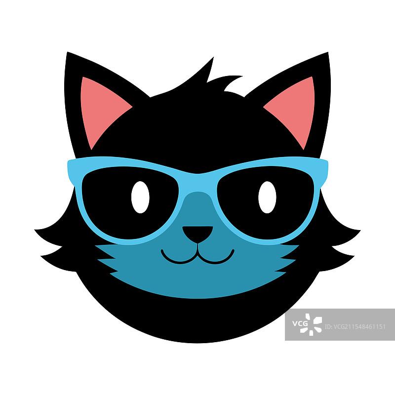 搞笑的猫头艺术图片素材