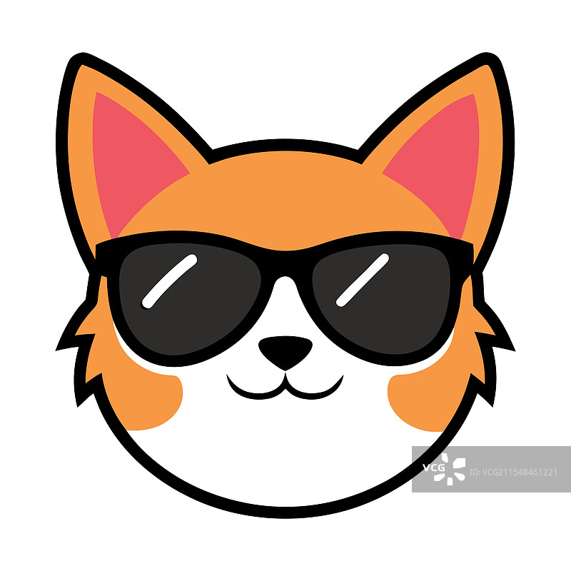 搞笑的猫头艺术图片素材