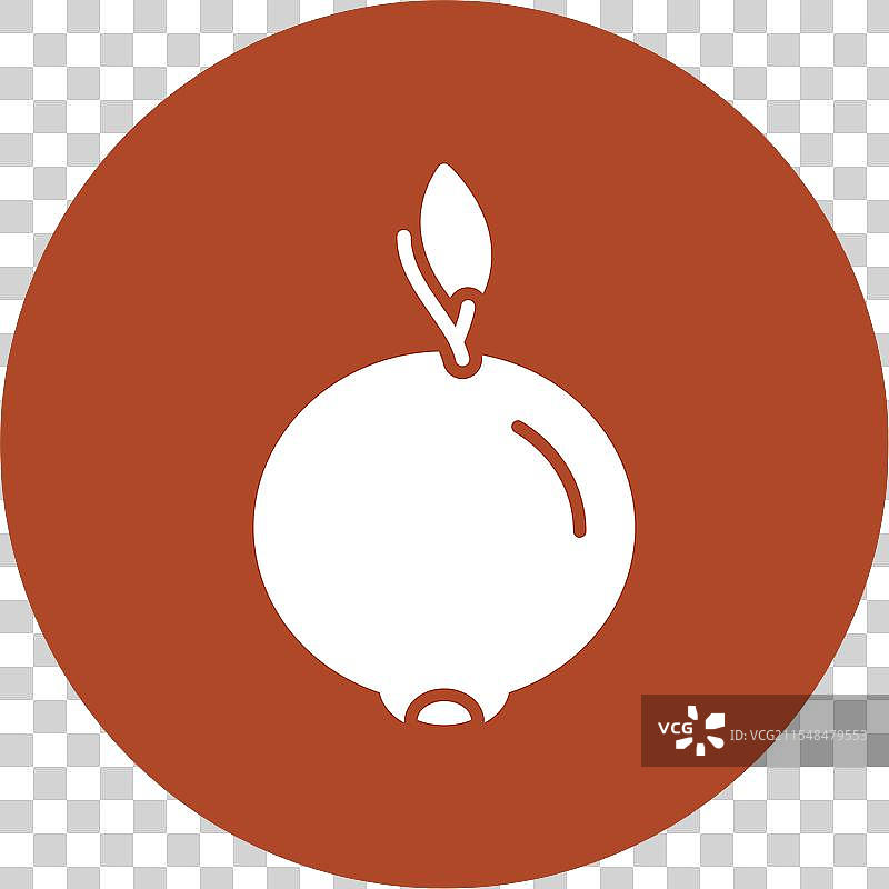 丑橘水果图标圆形符号图片素材