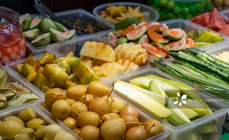 中国广西特色小吃酸嘢图片素材