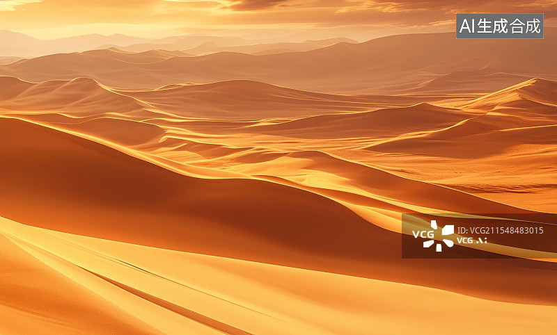 【AI数字艺术】沙漠，丝滑的背景图片素材