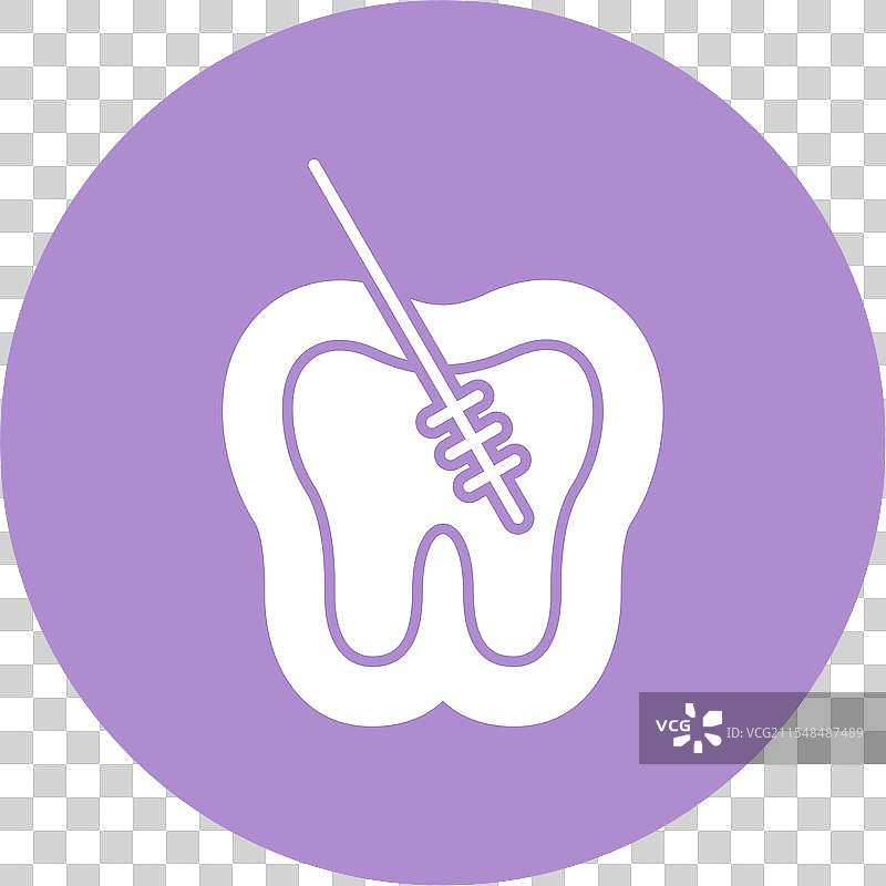 根管治疗图标圆形图案图片素材