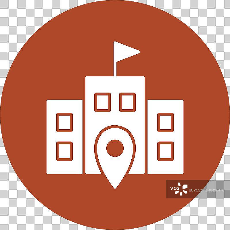 投票地点图标圆形符号图片素材