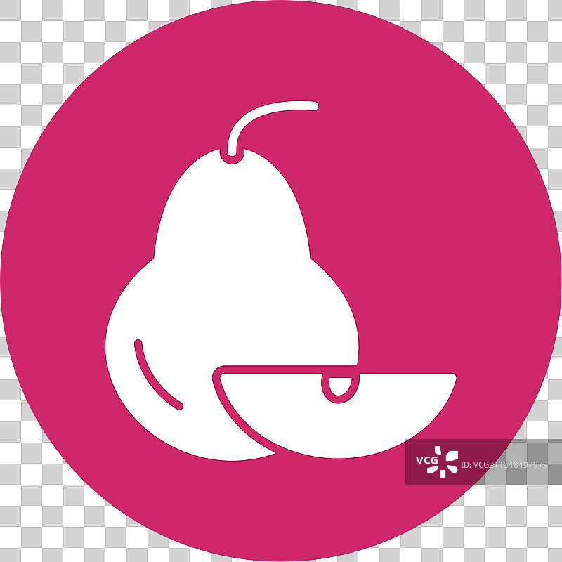 榅桲图标圆形符号图片素材