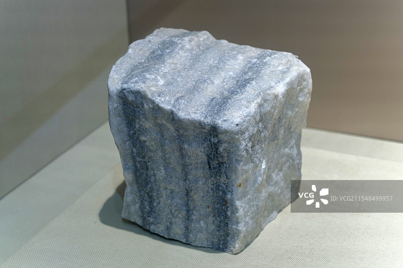 大理岩 青岛市平度产 山东地质博物馆图片素材