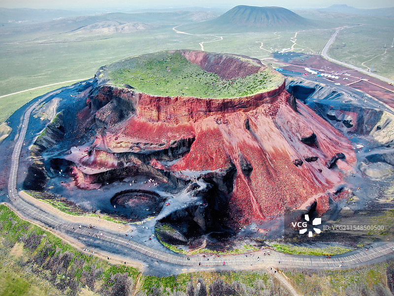 乌兰察布火山图片素材