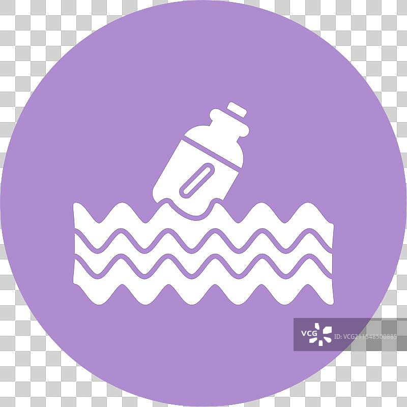 瓶中信号圈图标图片素材