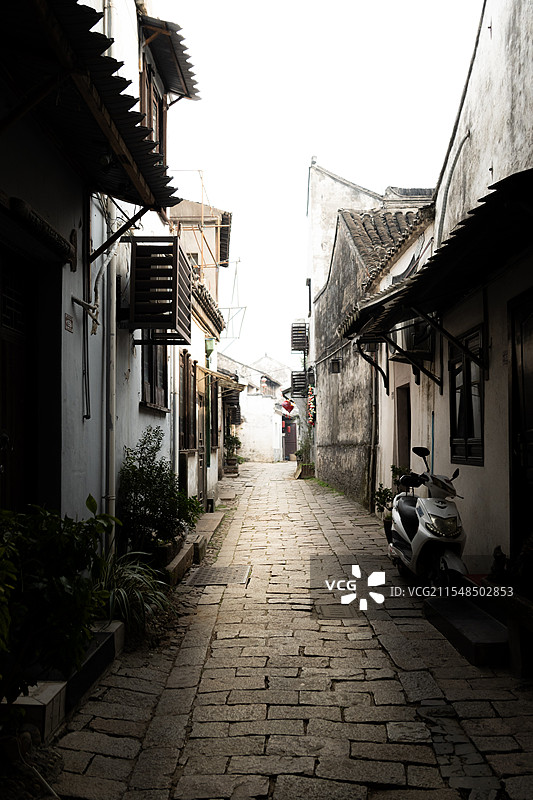 苏州同里古镇小巷风景图片素材
