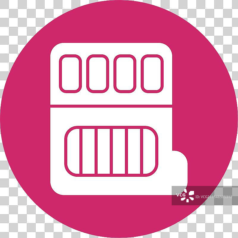 记忆卡片图标圆形符号图片素材