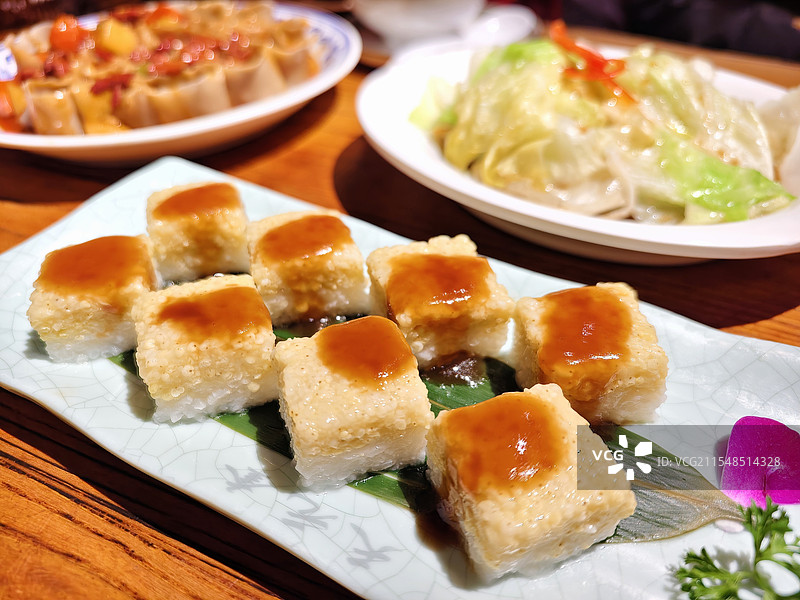 黄米凉糕图片素材