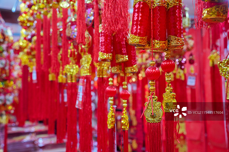 中国春节红灯笼图片素材