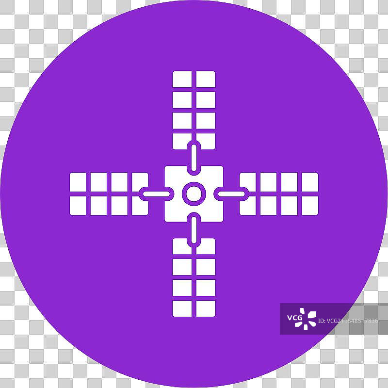 大卫星图标圆形符号图片素材