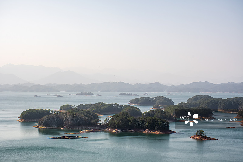 杭州千岛湖自然风景图片素材
