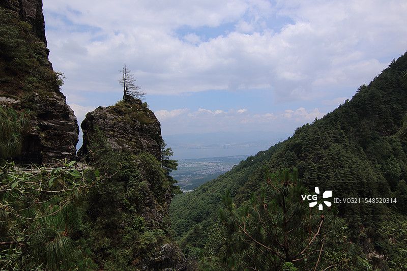 苍山玉带游步道图片素材