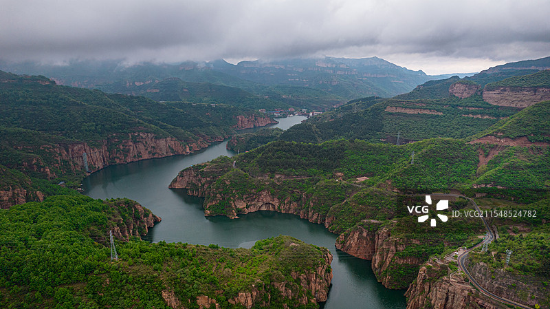 邯郸武安京娘湖图片素材
