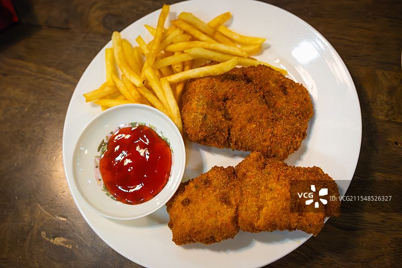 炸鱼薯条图片素材