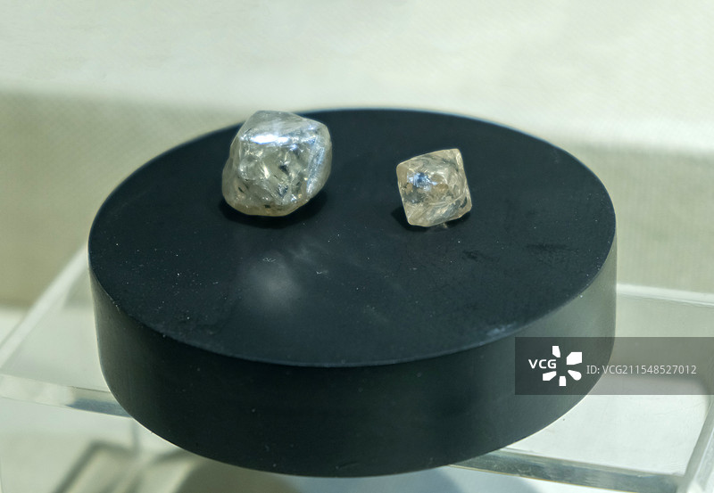 钻石 山东省蒙阴产 山东地质博物馆图片素材