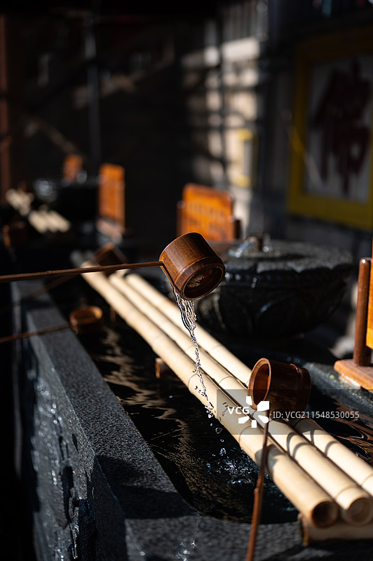 南普陀寺祈福图片素材